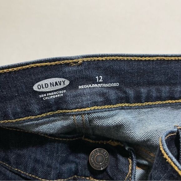 Old Navy Diva Bootcut Jeans Dark Rinse Wash, Size 12 - Picture 5 of 11